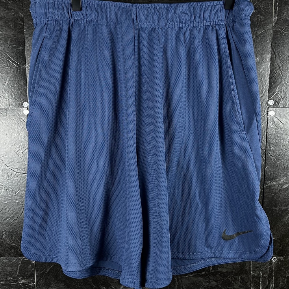 Nike Men's Navy Dri-Fit Running Shorts XL